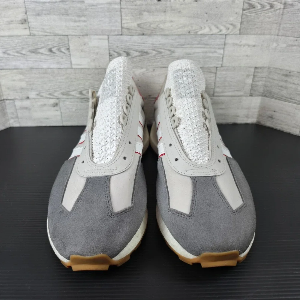 Adidas Retropy E5 Grey White Red Boost Sneakers GW0558 Mens 13
